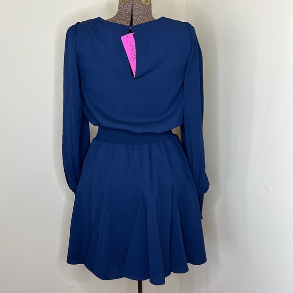 Lilly Pulitzer Lorella Stretch Dress in True Navy - Picture 5 of 10